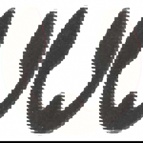 External E Style Retaining Ring: 4 mm Groove Dia, 6 mm Shaft Dia, Spring Steel, Phosphate & Oil Finish