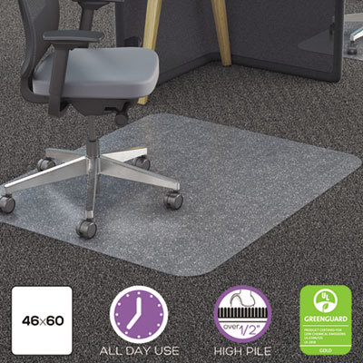 Polycarbonate Chair Mat, 46w x 60l, Clea