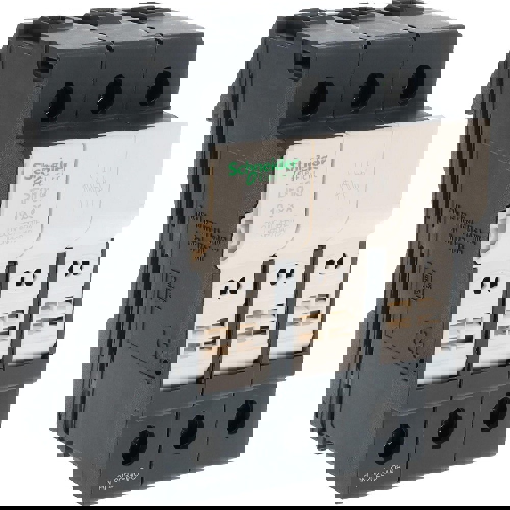 3 Pole, 600 Volt, 32 Amp, DIN Rail Mount Fuse Holder