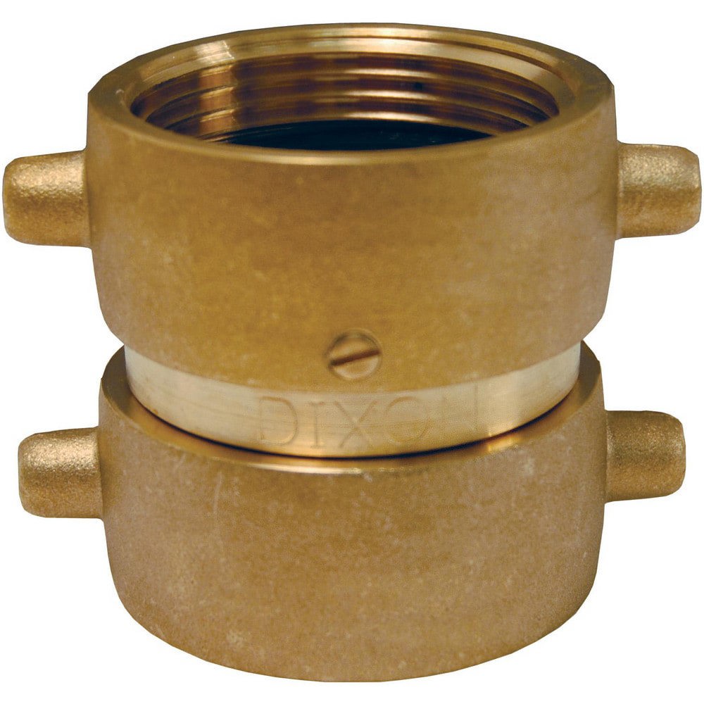 Brass & Chrome Pipe Fittings; Fitting Type: Double Female Swivel ; Fitting Size: 1-1/2 x 1-1/2 ; End Connections: FNPSH ; Connection Type: Threaded ; Pressure Rating (psi): 175 ; Fitting Shape: Straight