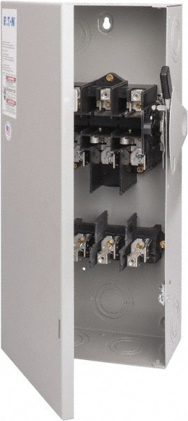 Safety Switch: NEMA 1, 100 Amp, 240VAC, Fused