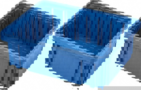 Polypropylene Dividable Storage Tote: 50 lb Capacity