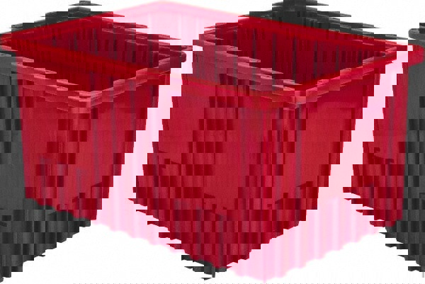 Polypropylene Dividable Storage Tote: 75 lb Capacity