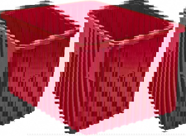 Polypropylene Dividable Storage Tote: 100 lb Capacity