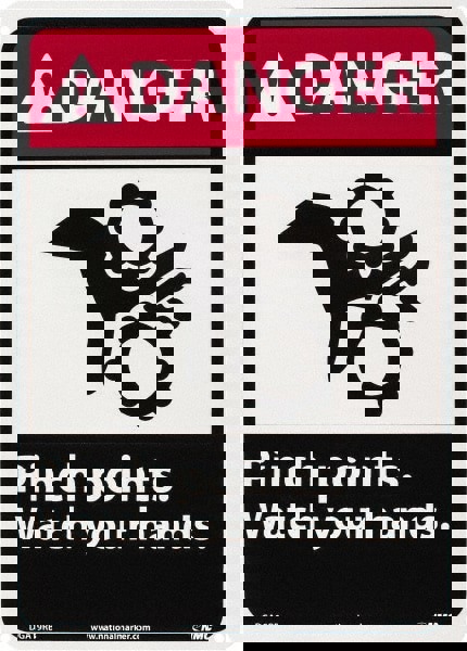 Accident Prevention Sign: Rectangle, 