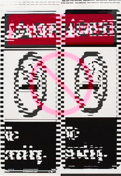 Accident Prevention Sign: Rectangle, 