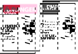 Accident Prevention Label: 