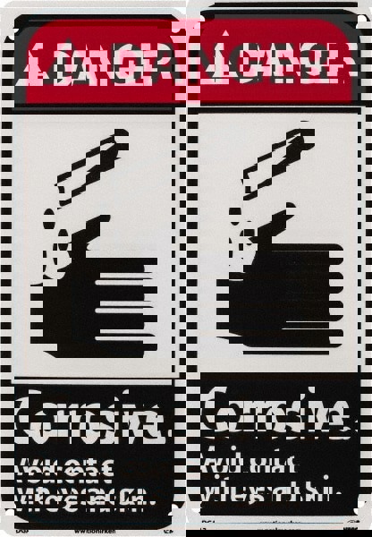 Accident Prevention Sign: Rectangle, 