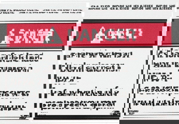 Accident Prevention Label: 3