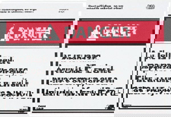 Accident Prevention Label: 3