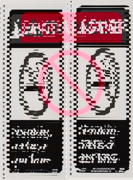 Accident Prevention Sign: Rectangle, 