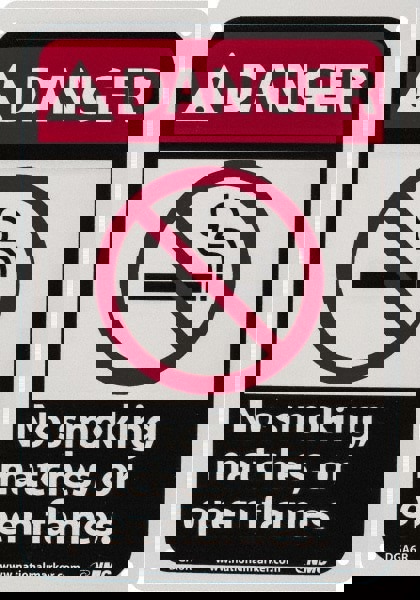 Accident Prevention Sign: Rectangle, 