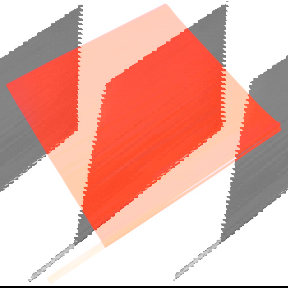 24 Inch Wide x 24 Inch High Vinyl Warning Flag