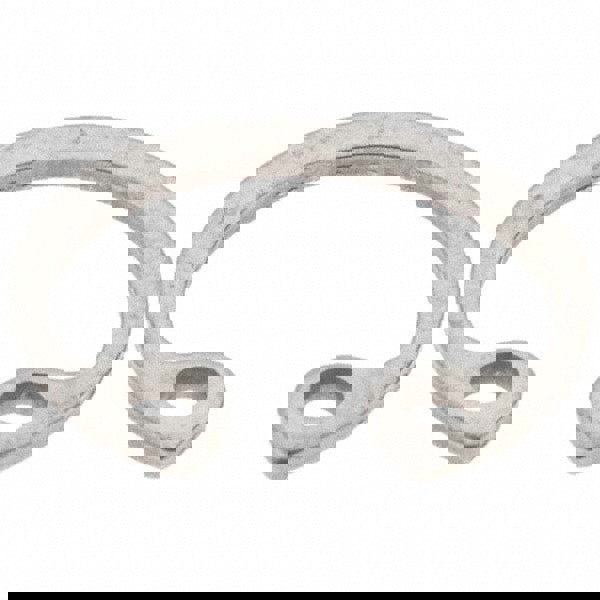 External Snap Retaining Ring: 14.6 mm Groove Dia, 14 mm Shaft Dia, 420 Stainless Steel, Phosphate Finish