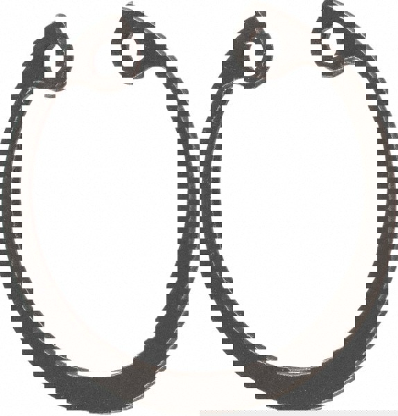 24mm Bore Diam, 25.2mm Nom'l Size, Steel Metric Internal Snap Retaining Ring