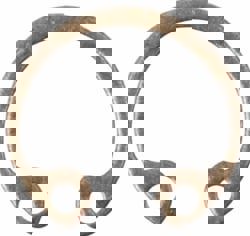 30mm Bore Diam, 30mm Nom'l Size, Spring Steel Metric Internal Snap Retaining Ring