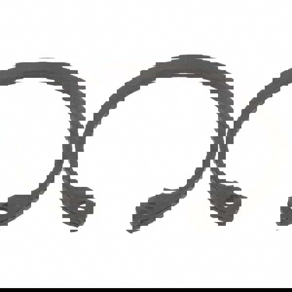 Internal Snap Retaining Ring: 48.5 mm Groove Dia, 46 mm Shaft Dia, DIN I7221 _ I7223 Spring Steel, Phosphate Finish