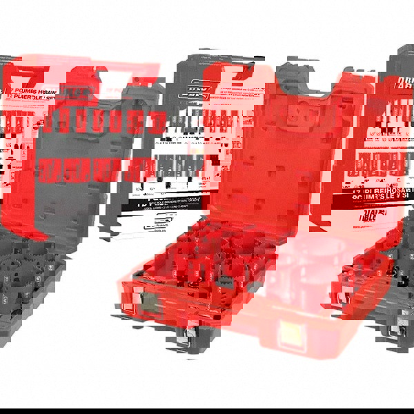 Plumber Hole Saw Kit: 17 Pc, 1-1/8 to 4-1/2