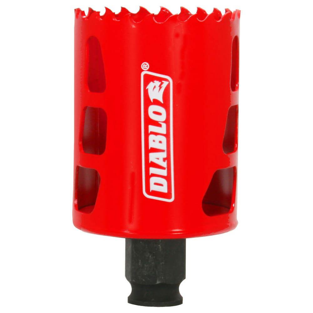 Hole Saws; Saw Diameter (Inch): 2-1/16 ; Saw Material: Bi-Metal ; Cutting Depth (Inch): 2-3/8 ; Cutting Depth (mm): 60.00 ; Cutting Edge Style: Toothed ; Material Application: Wood; Plastic; Aluminum; Metal; Steel
