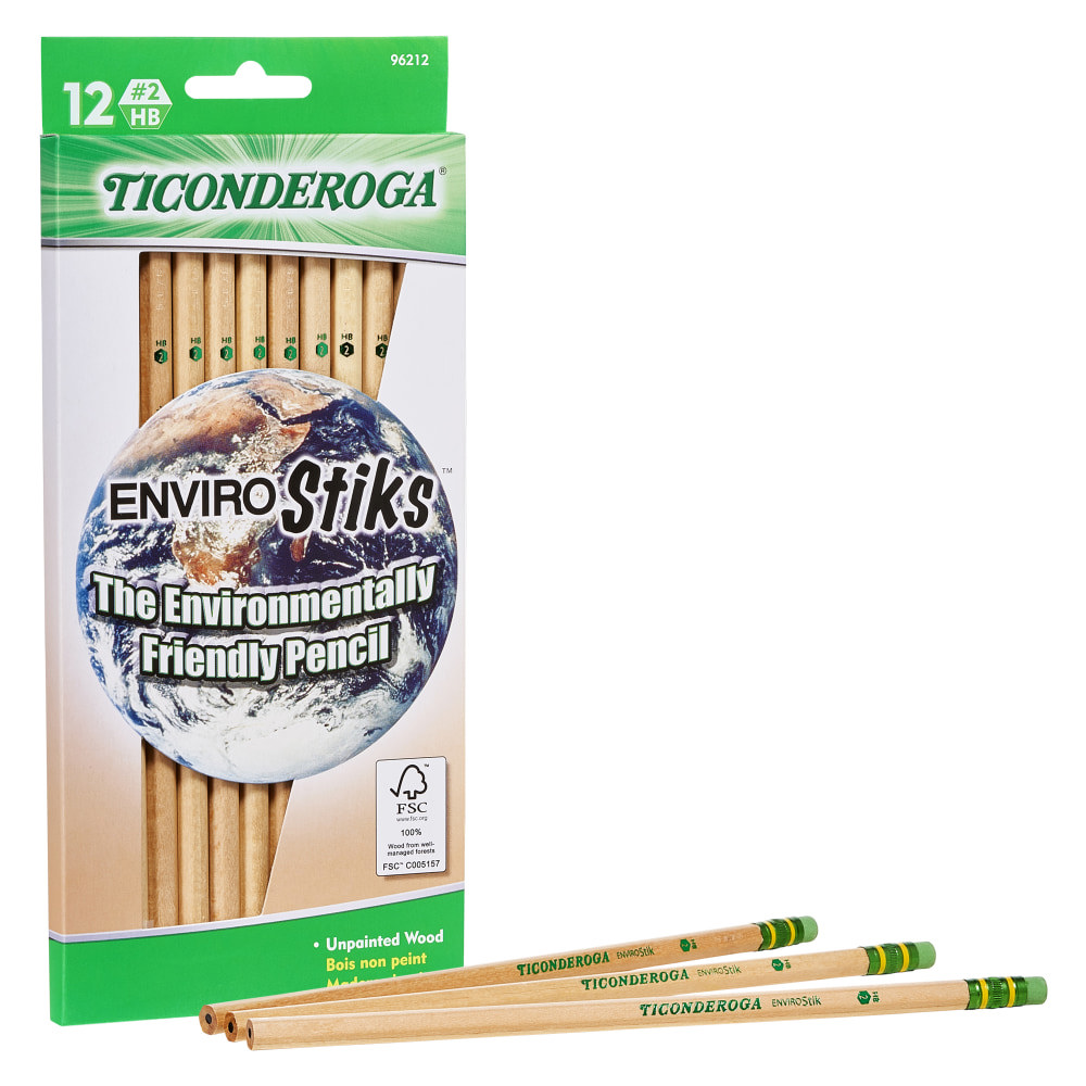 PENCIL,ENVIROSTIK, #2,WDG