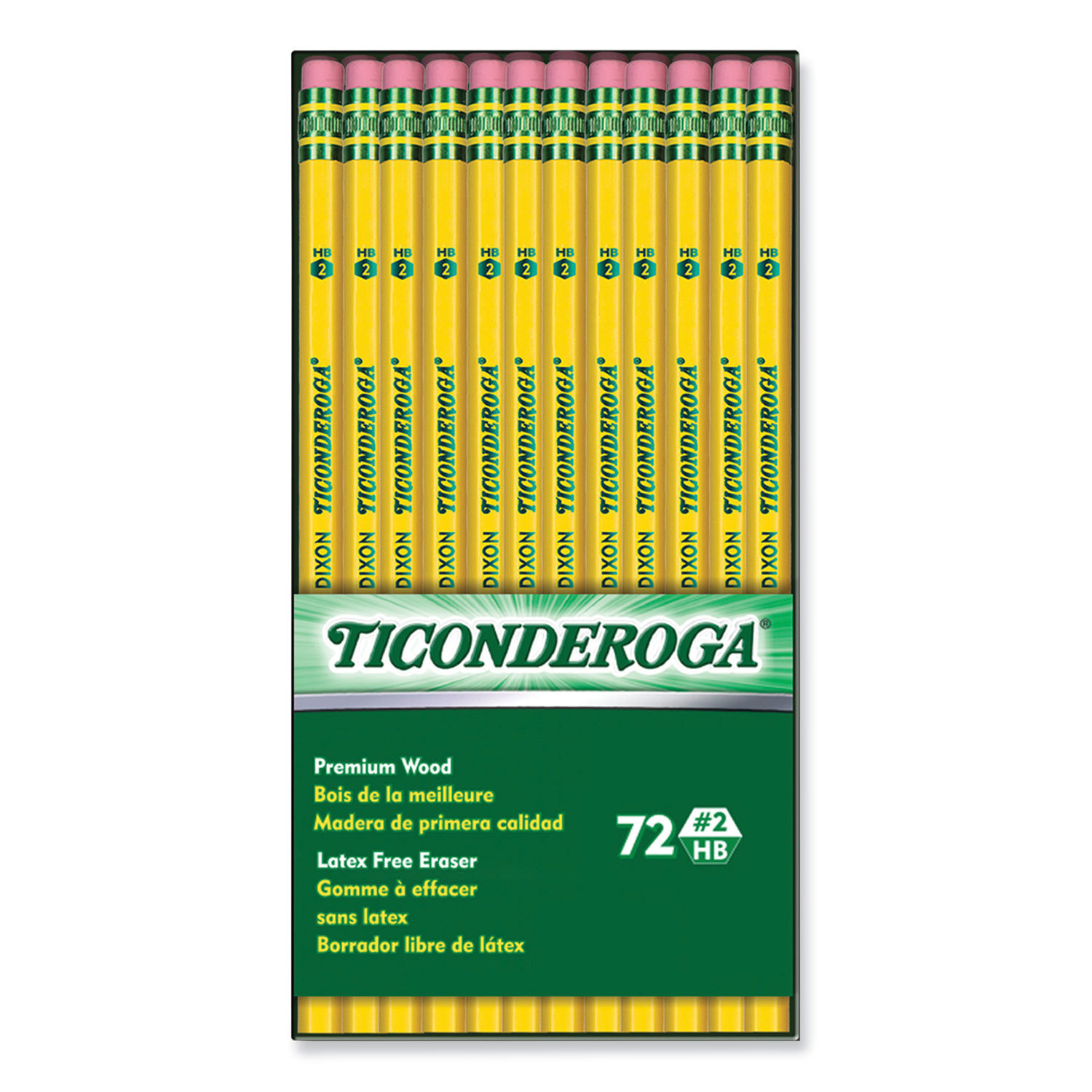 PENCIL,#2 SOFT,72PK,YL