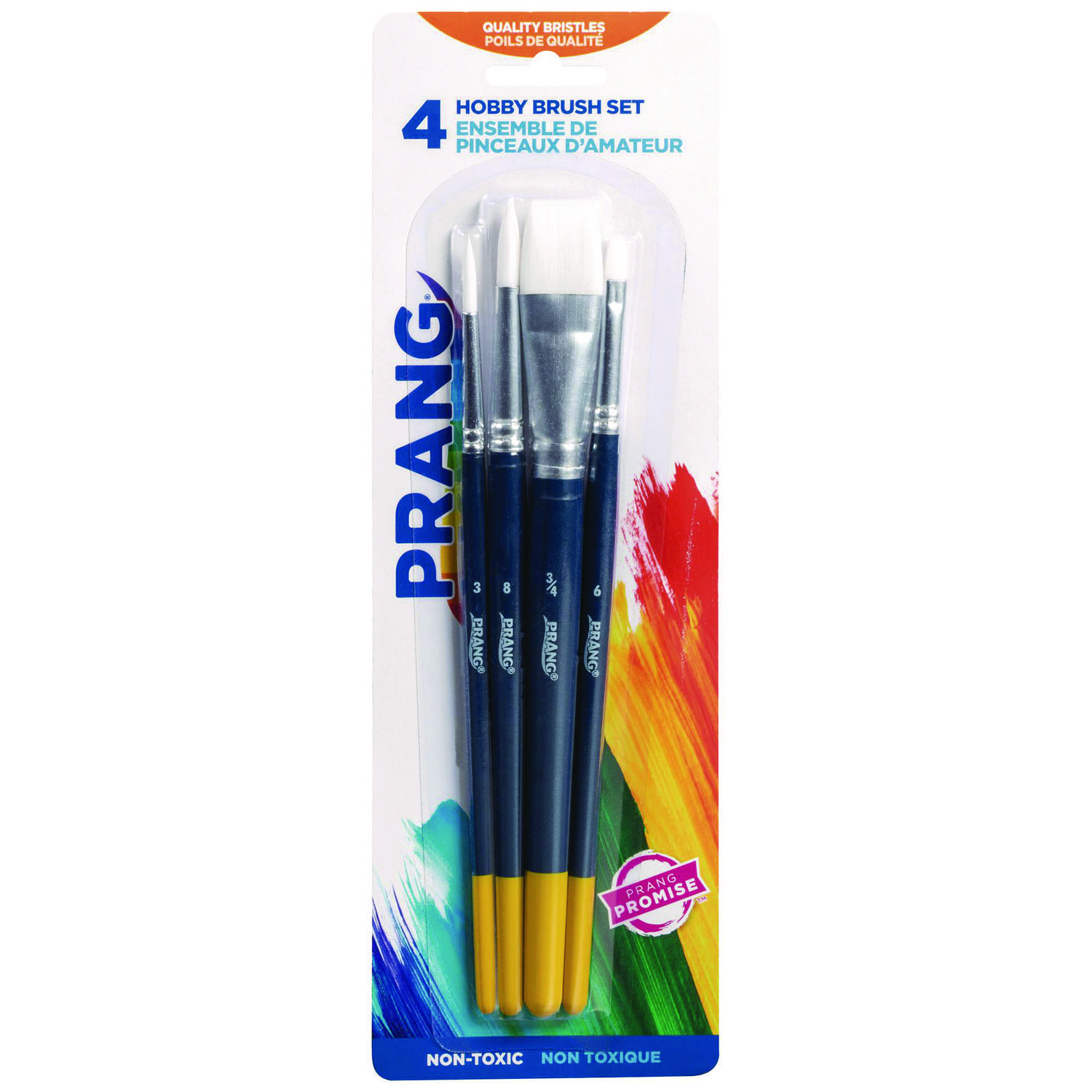 BRUSH,HOBBY PAINT,4