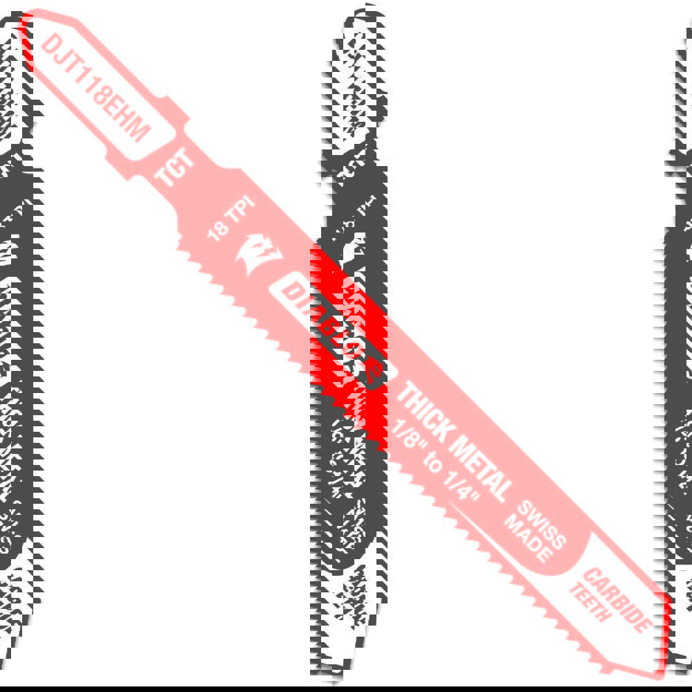 Jig Saw Blades; Blade Material: Carbide ; Blade Length (Inch): 3-1/4 ; Blade Width (Decimal Inch): 6.6900 ; Blade Thickness (Decimal Inch): 0.0400 ; Shank Type: T-Shank ; Cutting Edge Style: Toothed