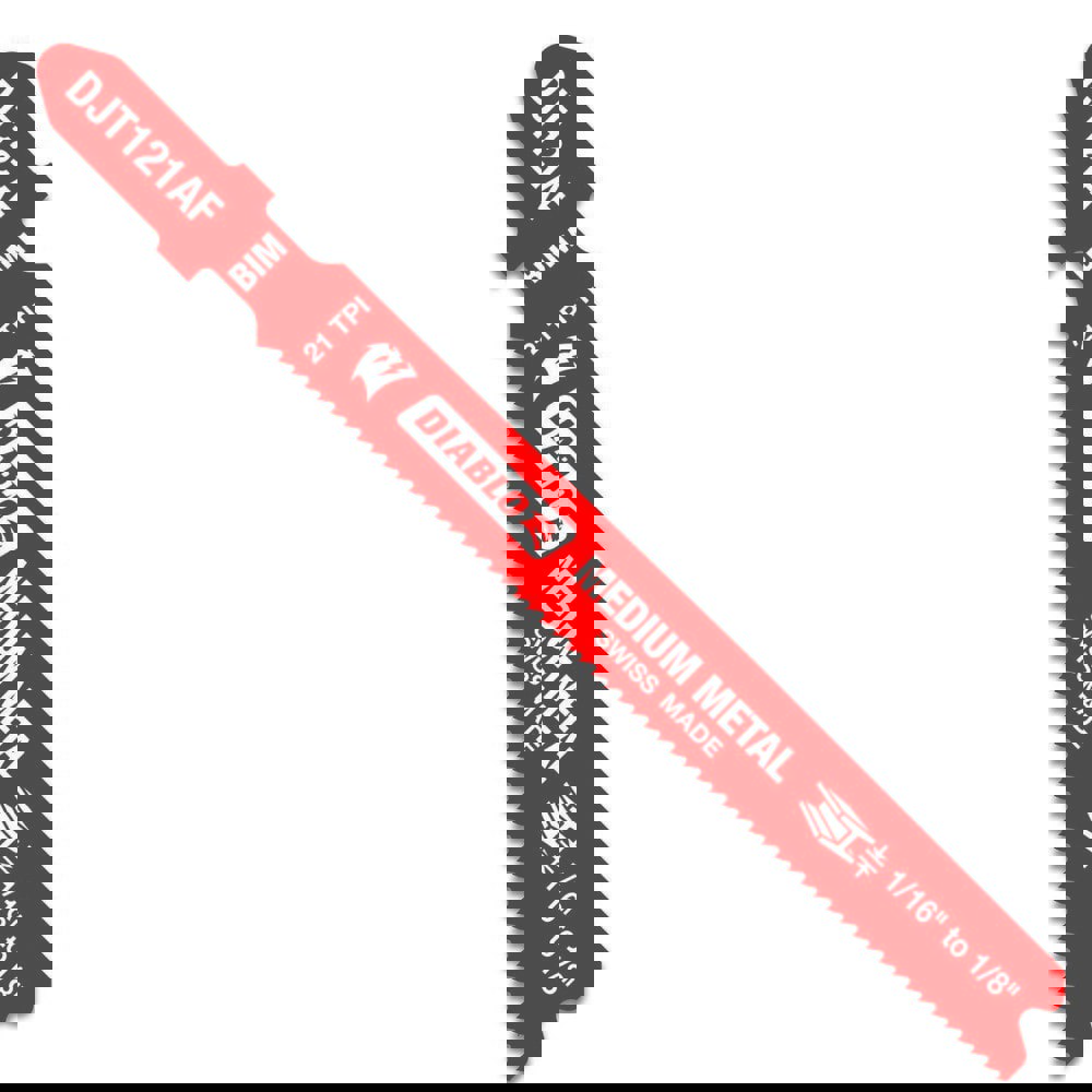 Jig Saw Blades; Blade Material: Bi-Metal ; Blade Length (Inch): 3-5/8 ; Blade Width (Decimal Inch): 6.6900 ; Blade Thickness (Decimal Inch): 0.0400 ; Shank Type: T-Shank ; Cutting Edge Style: Toothed