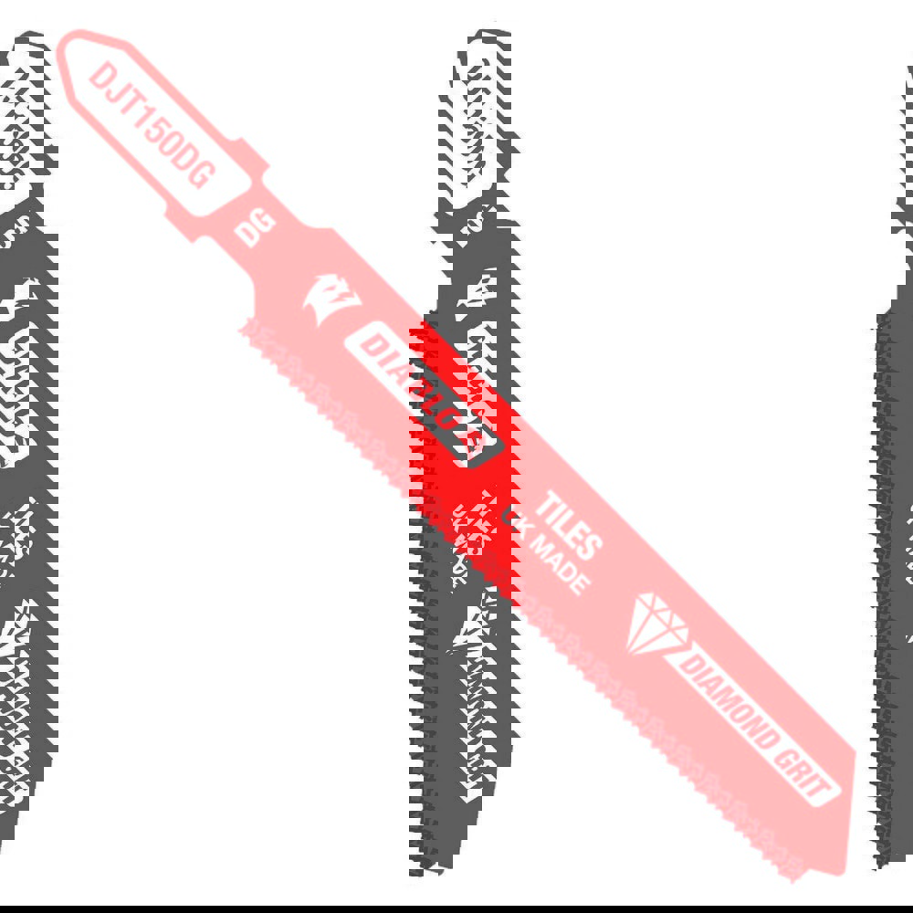Jig Saw Blades; Blade Material: Diamond ; Blade Length (Inch): 3-1/4 ; Blade Width (Decimal Inch): 6.6900 ; Blade Thickness (Decimal Inch): 0.0400 ; Shank Type: T-Shank ; Cutting Edge Style: Grit