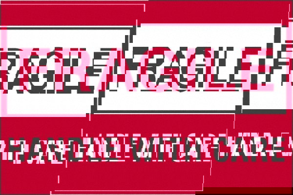 Label Maker Label: Red & White, Paper, 3