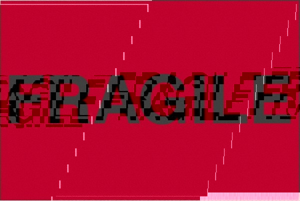 Label Maker Label: Fluorescent Red, Paper, 3