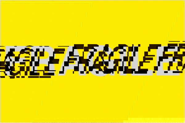 Label Maker Label: Fluorescent Yellow, Paper, 3
