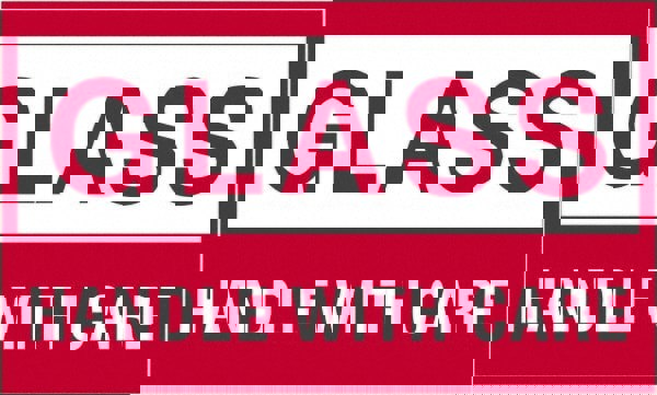 Label Maker Label: Red & White, Paper, 5