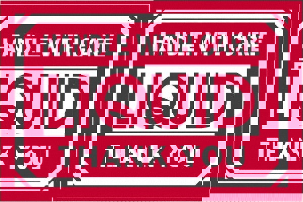 Label Maker Label: Red & White, Paper, 3