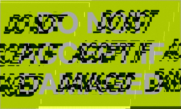 Label Maker Label: Fluorescent Green, Paper, 5