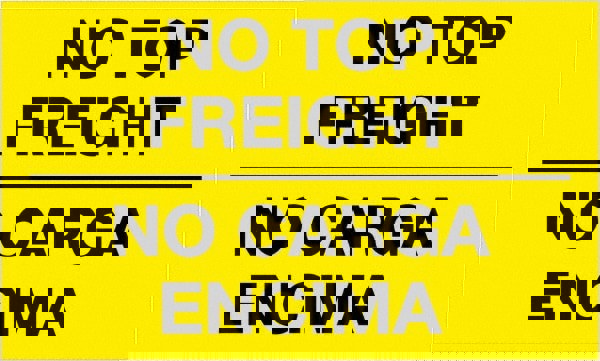 Label Maker Label: Fluorescent Yellow, Paper, 5