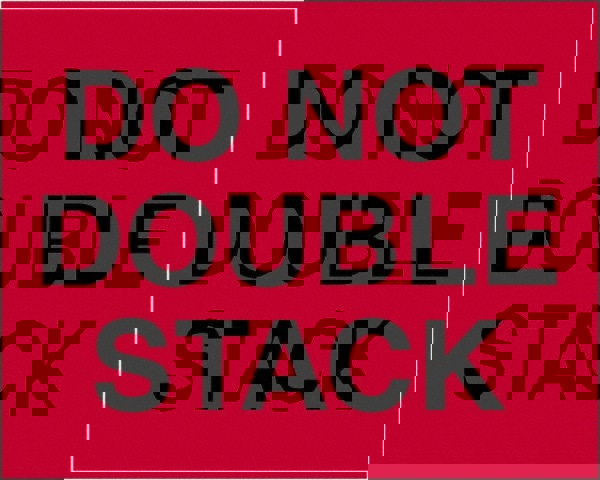 Label Maker Label: Fluorescent Red, Paper, 10