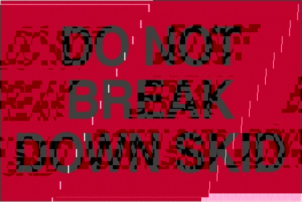 Label Maker Label: Fluorescent Red, Paper, 3