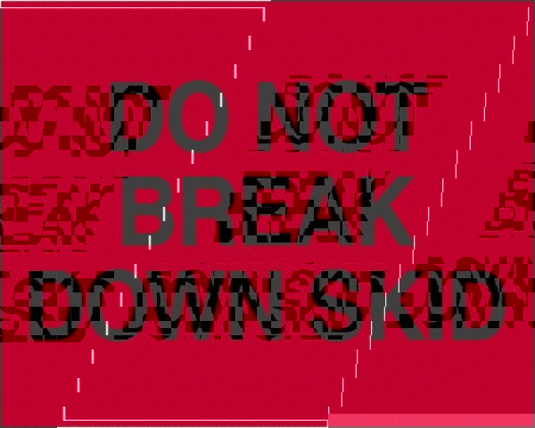 Label Maker Label: Fluorescent Red, Paper, 10