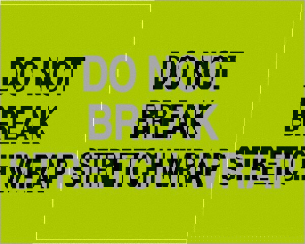 Label Maker Label: Fluorescent Green, Paper, 10