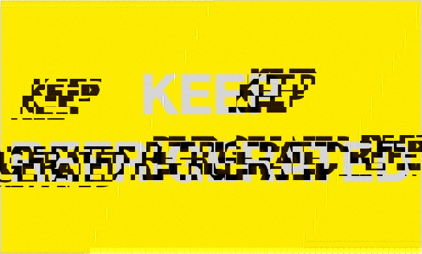 Label Maker Label: Fluorescent Yellow, Paper, 5