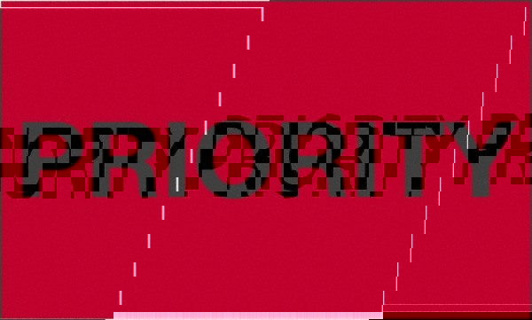 Label Maker Label: Fluorescent Red, Paper, 5