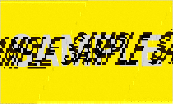 Label Maker Label: Fluorescent Yellow, Paper, 5