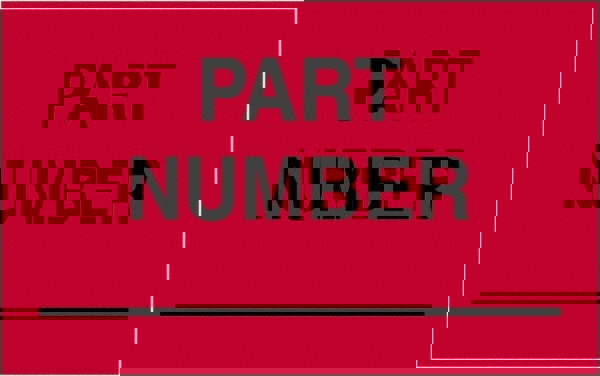 Label Maker Label: Fluorescent Red, Paper, 2