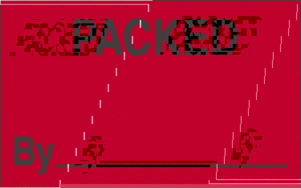 Label Maker Label: Fluorescent Red, Paper, 2