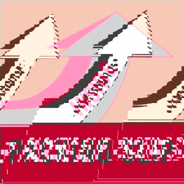 Label Maker Label: Red & White, Paper, 4