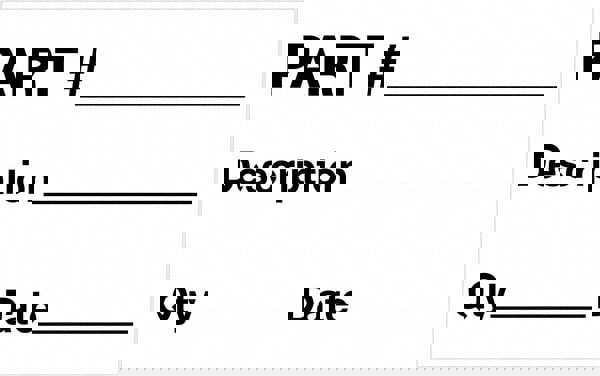 Label Maker Label: Black & White, Paper, 2