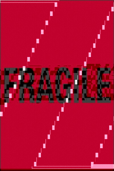 Label Maker Label: Fluorescent Red, Paper, 6