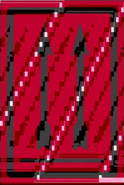 Label Maker Label: Fluorescent Red, Paper, 6