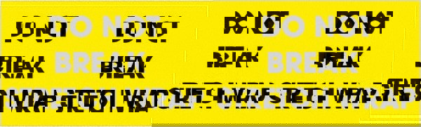 Label Maker Label: Fluorescent Yellow, Paper, 10